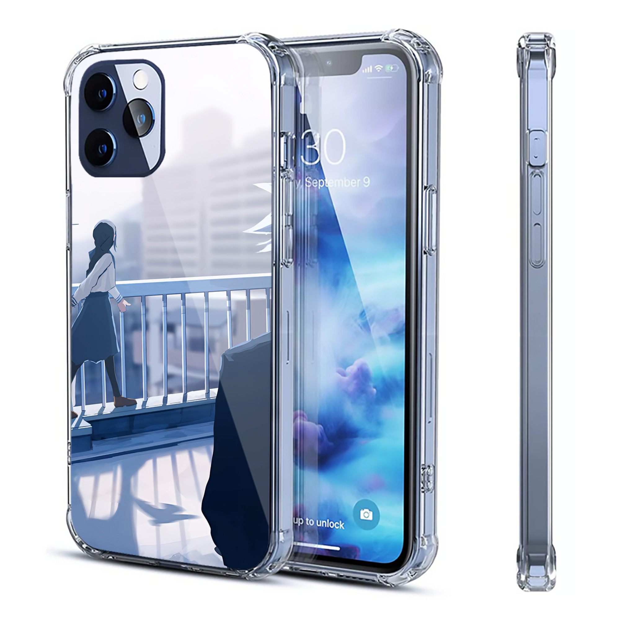 （画像用） SPY×FAMILY间谍家家酒 【iPhone 12シリーズ対応】透明スマホケース（クリアソフトケース）